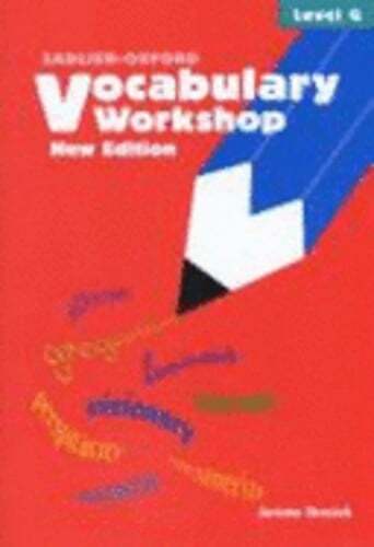 Vocabulary Workshop: Level G by Jerome Shostak: Used