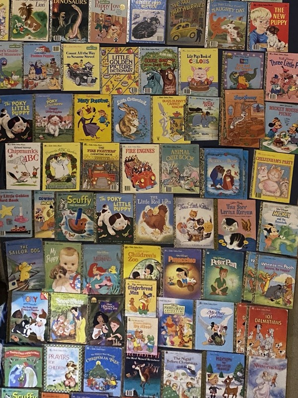 100 Little Golden Book Lot Disney Vintage Mickey Minis Christmas Classics + More
