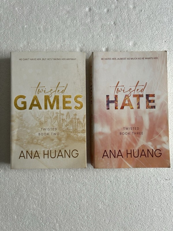 Twisted Series Anna Huang Paperback Twisted Two Book Lot Games, Hate PB
