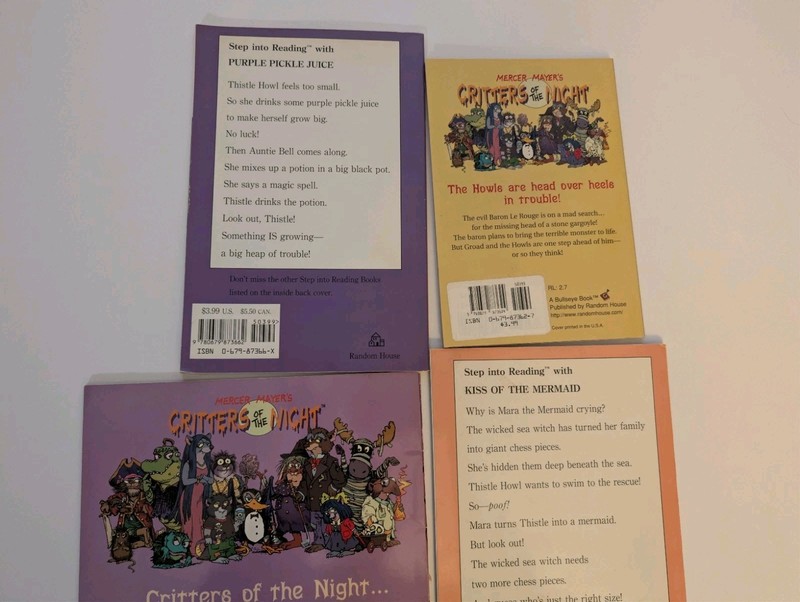 Critters of the Night Mercer Mayer Book Lot Monsters Fantasy Ages 4-8 Kids Rare gallery
