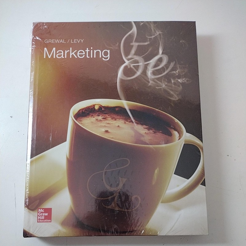 Marketing Grewal Levy 5th Edition Hardcover Textbook Sealed McGraw-Hill Connect