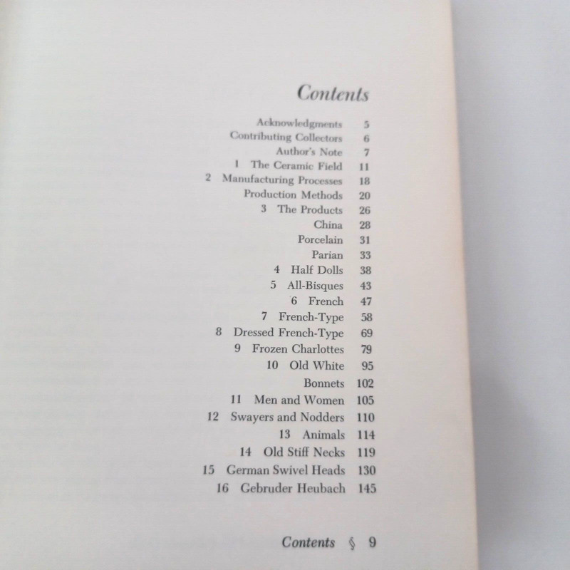 All-Bisque & Half Dolls Book HCDJ Angione 1969 Collector Identification Guide gallery