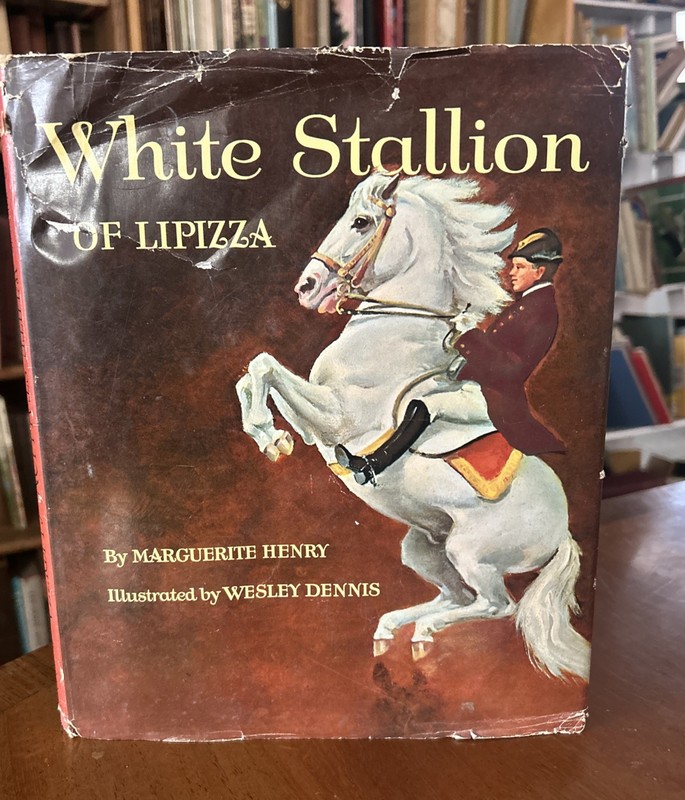 Stated 1st Prt White Stallion of Lipizza by Marguerite Henry & Dennis 1964 HCDJ