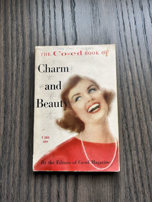 Scholastic Book Services Co-ed Book of Charm & Beauty 1962 Softcover Illustrated
