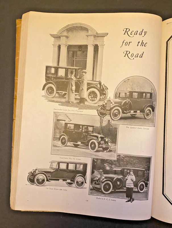 MOTOR MAGAZINE - Jan 1924 - Antique Auto Ads, Buick, Packard, Lincoln, Hupmobile gallery