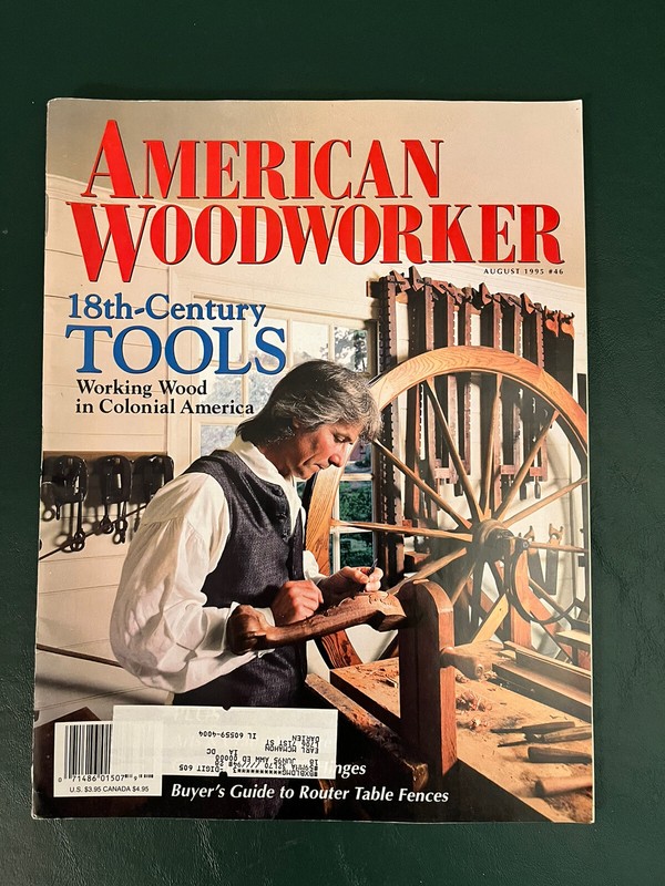 Rodale's American Woodworker Magazine 8 issues: 1993 - 1995 gallery