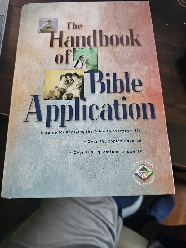 Handbook of Bible Application by Neil S. Wilson (1992, Hardcover) gallery