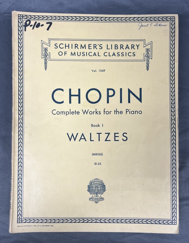 Four Piano Music Books Schirmer's Classics 3 Choplin Waltzes Sonatina Album More gallery