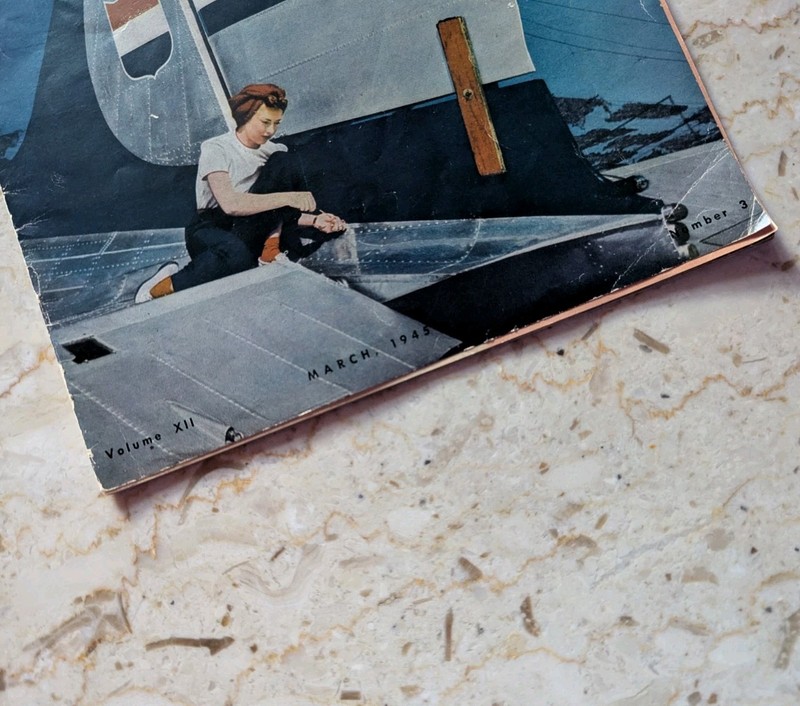 Douglas Airview 3 Vintage Magazines March April May 1945 Volume 12 Aircraft War gallery