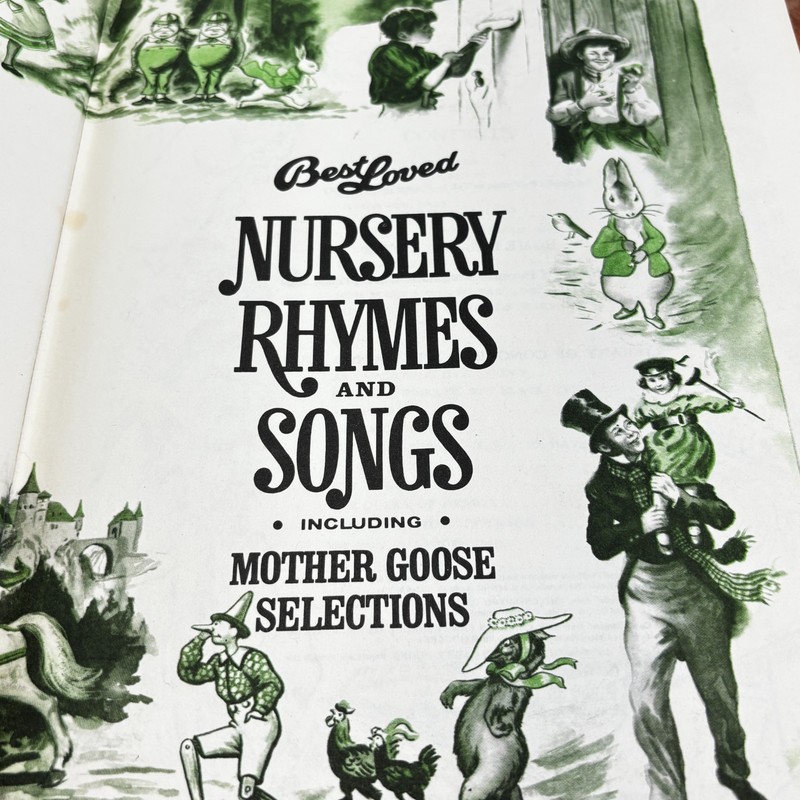 Best Loved Nursery Rhymes And Songs Book by Parent's Magazine Vintage 1974 gallery