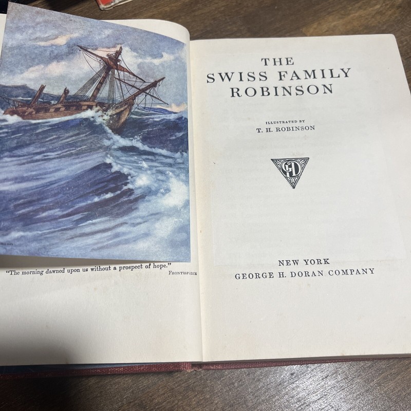 Johann David Wyss SWISS FAMILY ROBINSON Illustrated T. H. Robinson Hardcover gallery