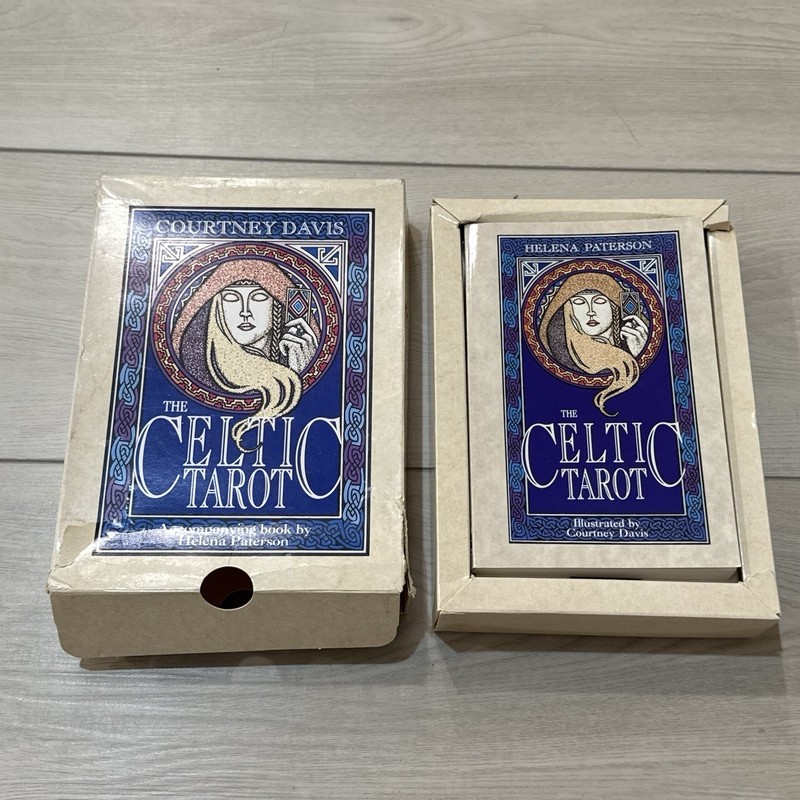 The Celtic Tarot by Helena Paterson and Courtney Davis 1995 oop Paperback