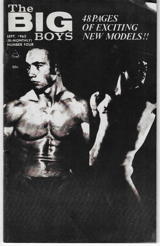 THE BIG BOYS MAGAZINE NO. 4 SEPTEMBER 1965 GAY INTEREST PHOTOGRAPHY AND PHYSIQUE