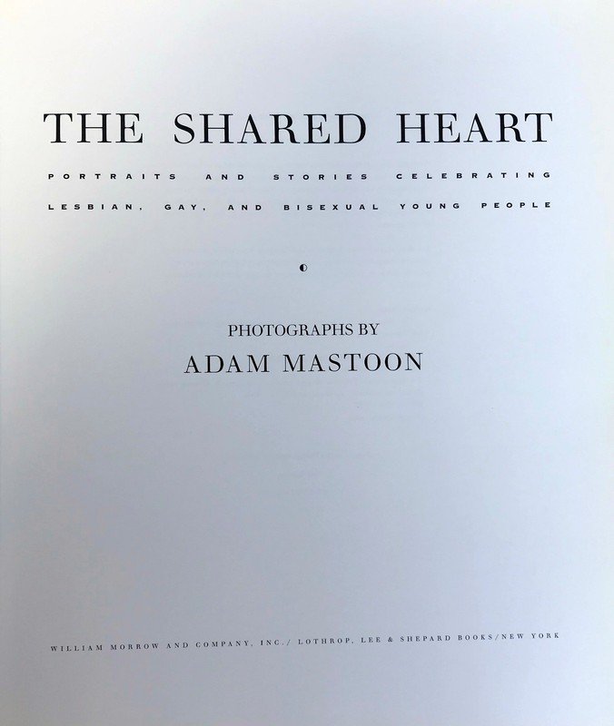 THE SHARED HEART by Adam Mastoon - 1997 - 1st Edition gallery