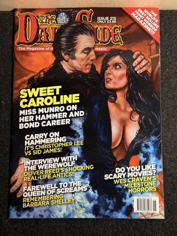 Issue 215 of The Dark Side UK horror magazine published February 2021