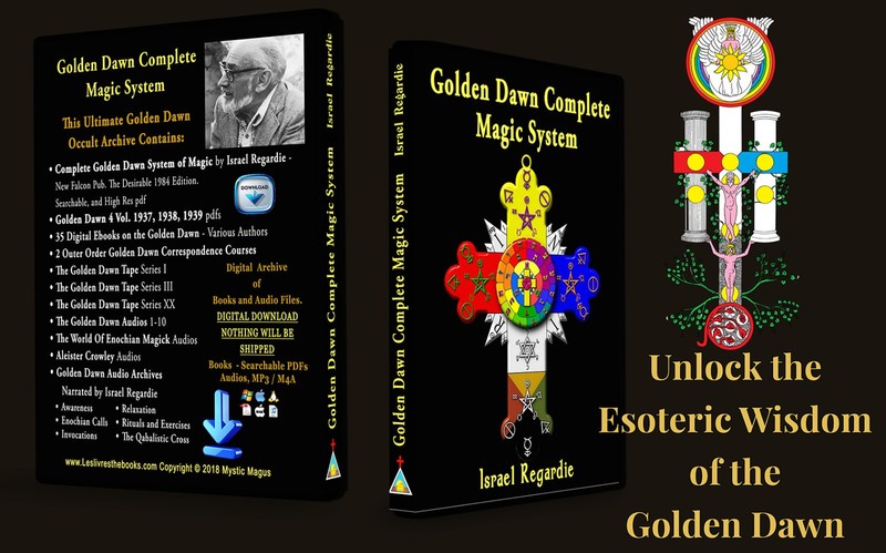 Regardie Complete Golden Dawn System of Magic Crowley Magick Books of Wisdom DD