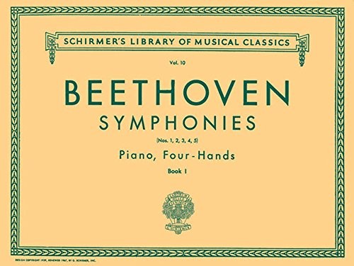 SYMPHONIES – BOOK 1 (1-5): SCHIRMER LIBRARY OF CLASSICS By Ludwig Van Beethoven