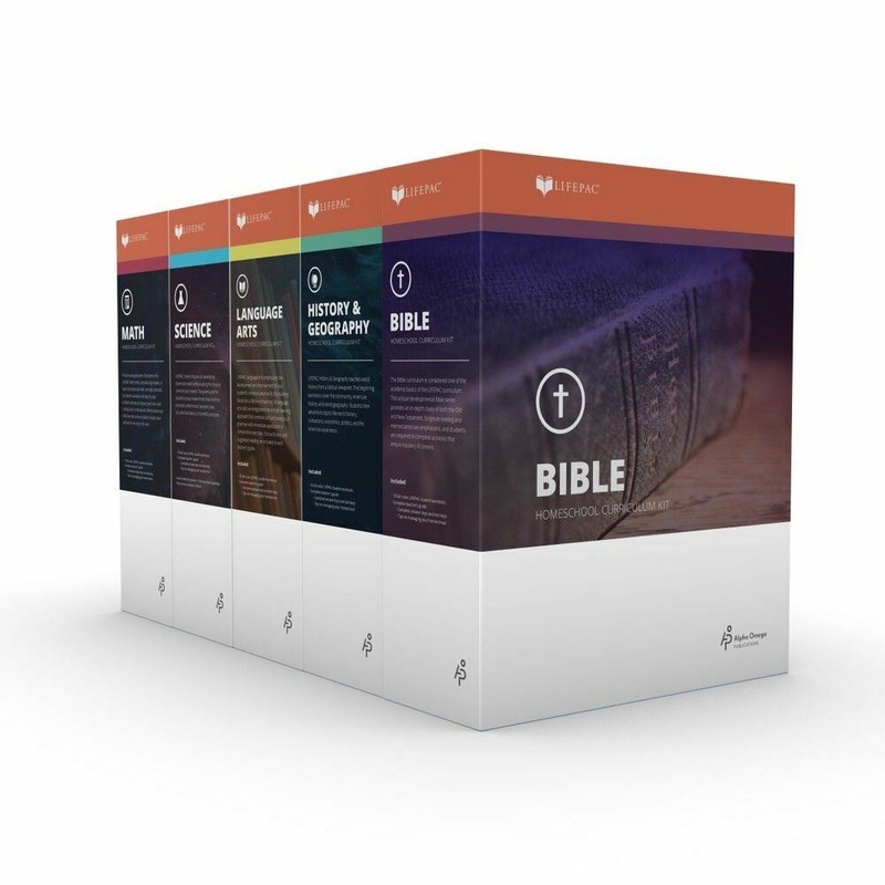 LIFEPAC 10th Grade Complete 5-Subject Set