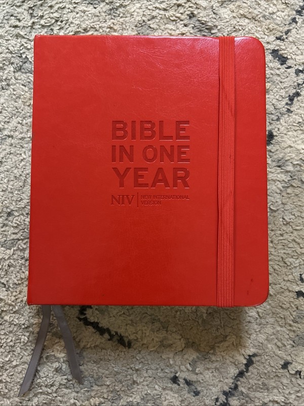 Bible In One Year NIV – Square Hardcover – Journaling Column