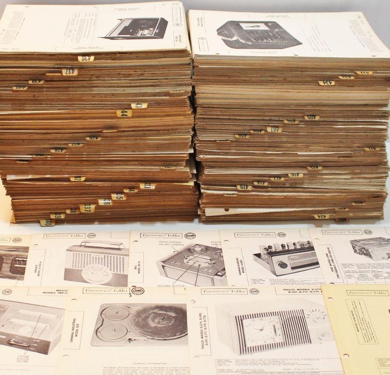 Zenith Portable AM Radio Sams Photofact Folder Models 900G, P, W (Ch. 7AT44Z1)