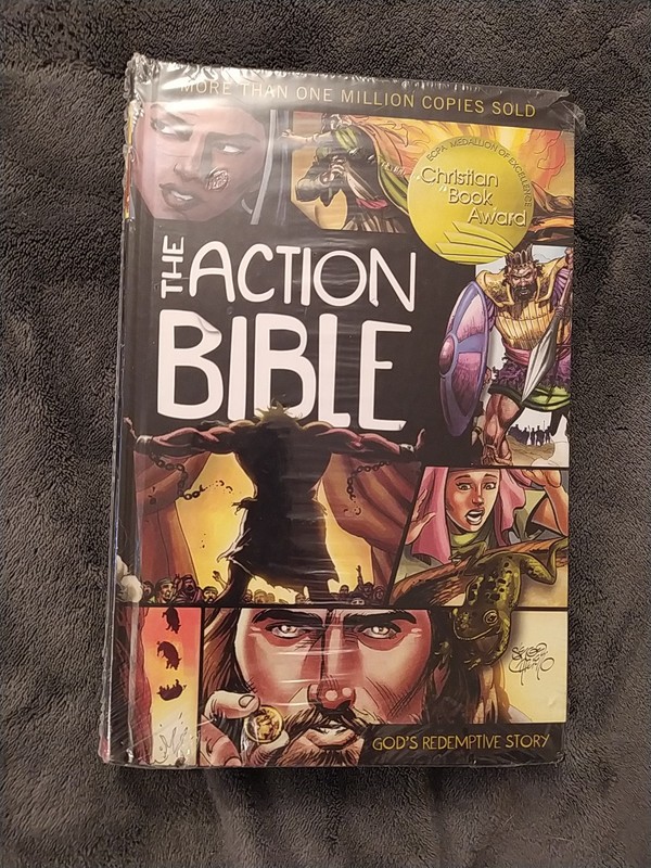 NEW! The Action Bible: God’s Redemptive Story (Action Bible Series) HC