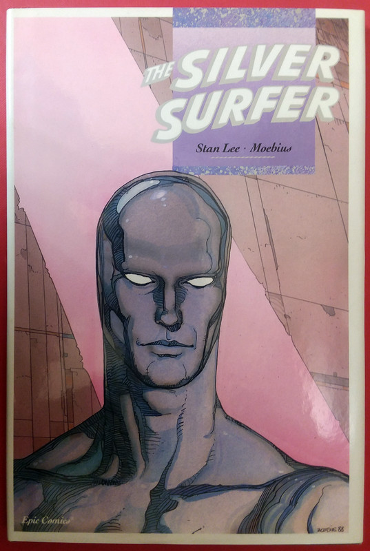 💎 Silver Surfer Parable by Moebius & Stan Lee (1988, Epic Hardcover) 1st ed new