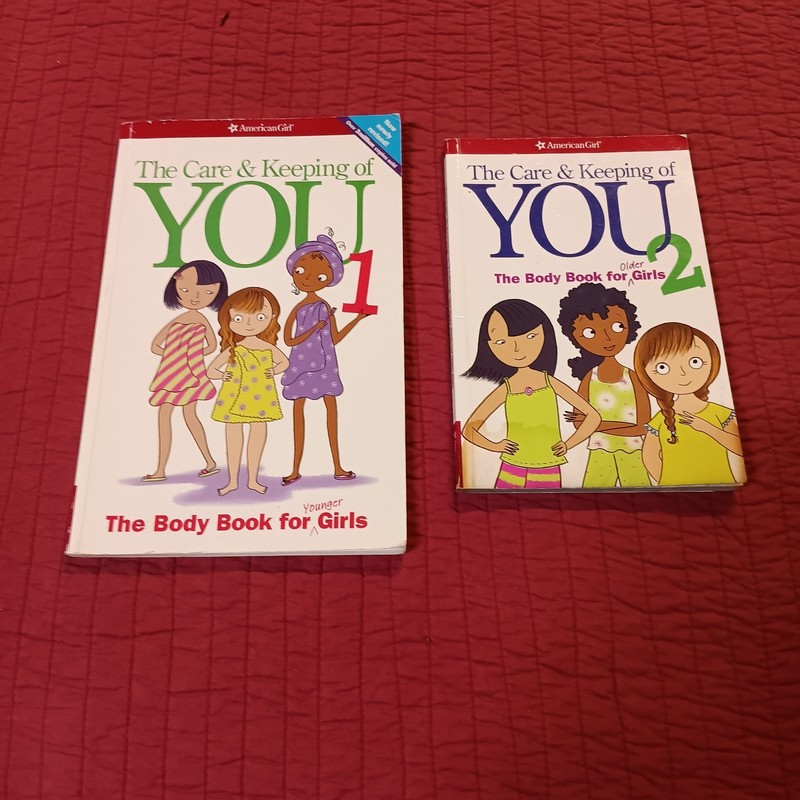 The Care & Keeping of You 1 and 2 Body Book for Girls, older homeschool