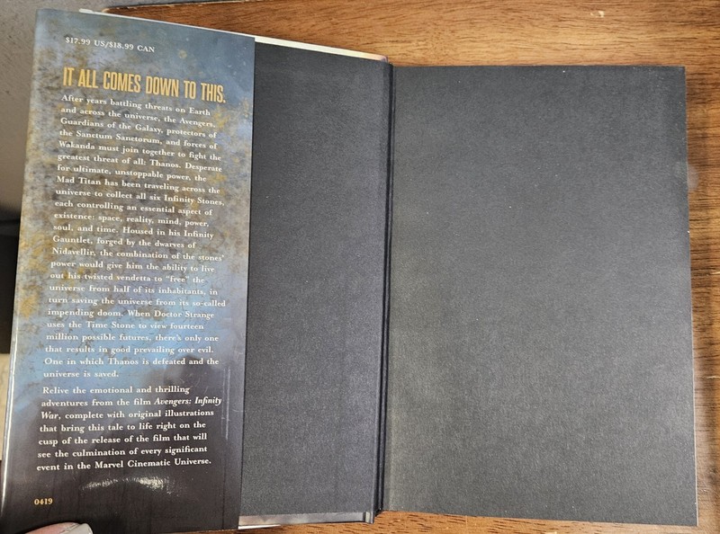 Marvel Avengers Destiny Arrives Hardcover Book Liza Palmer MCU Thanos 2019 gallery