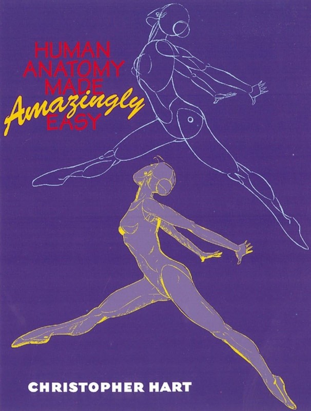 Human Anatomy Made Amazingly Easy – paperback Hart, Christopher