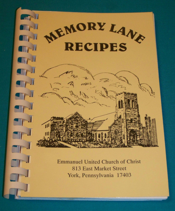 Emmanuel United Church of Christ Cookbook York, PA Pennsylvania c. 1995