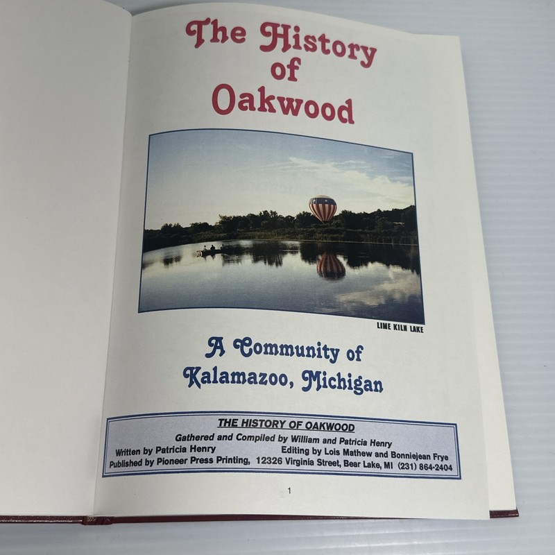History Of Oakwood Henry Kalamazoo Michigan Community Pat Henry SIGNED NUMBERED gallery