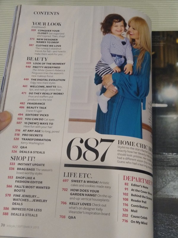 Drew Barrymore InStyle Magazine September 2013 Fashion Hair 716 Pages HUGE Issue gallery