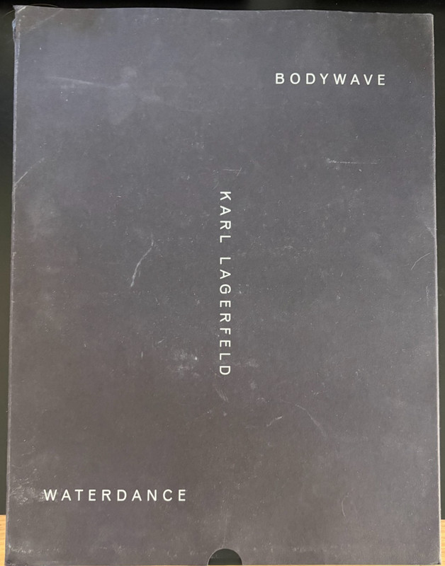 Karl Lagerfeld Bodywave / Waterdance 2002 Hardcovers Two Volumes Photography