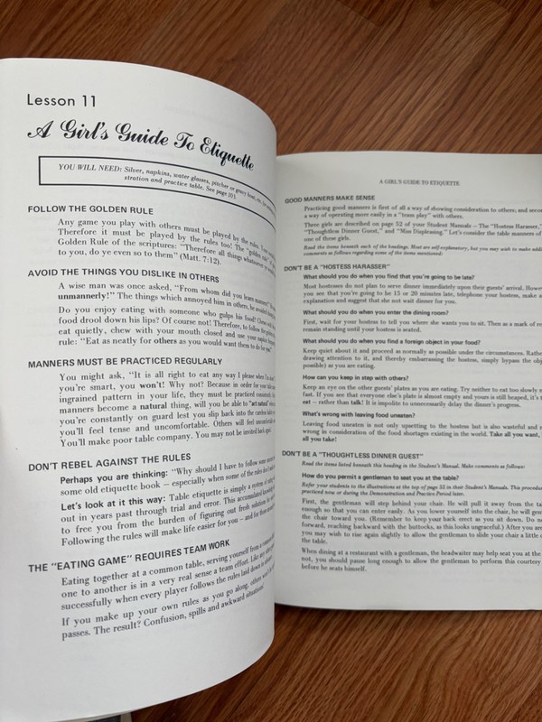 CHRISTIAN CHARM COURSE By Emily Hunter - Teacher's Book 1985 - NEW - FREE SHIP gallery