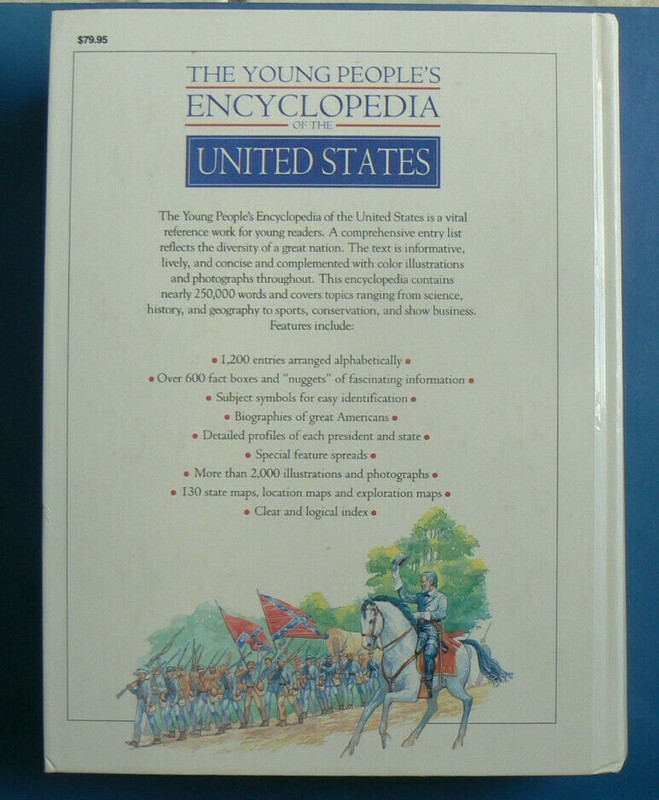 The Young People's Encyclopedia of the United States U.S. 776-pages LN HC GREAT gallery
