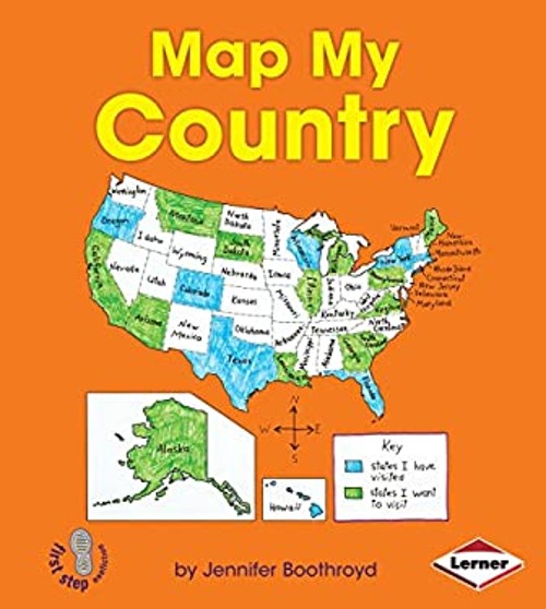Map My Country Library Binding Jennifer Boothroyd