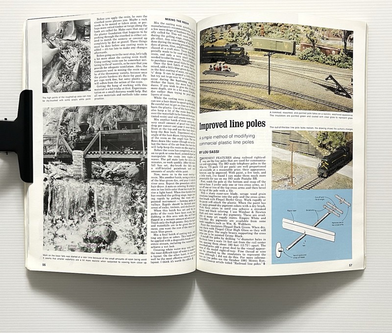 Scenery Tips and Techniques by Model Railroader PB 1997 gallery