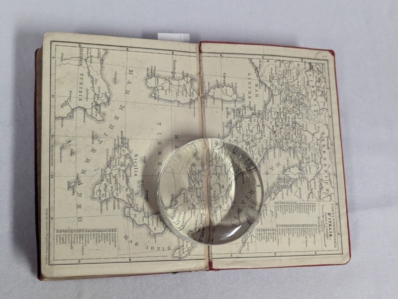 Antique 1895 Red Flex Cover ~ Karl Baedeker ~ Northern Italy Travel Guide gallery