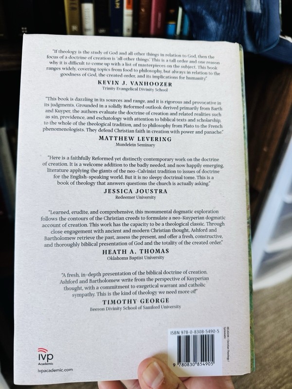 InterVarsity Press The Doctrine of Creation HC 2020 Bartholomew Ashford gallery
