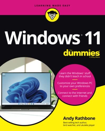 WINDOWS 11 FOR DUMMIES By Andy Rathbone **BRAND NEW**