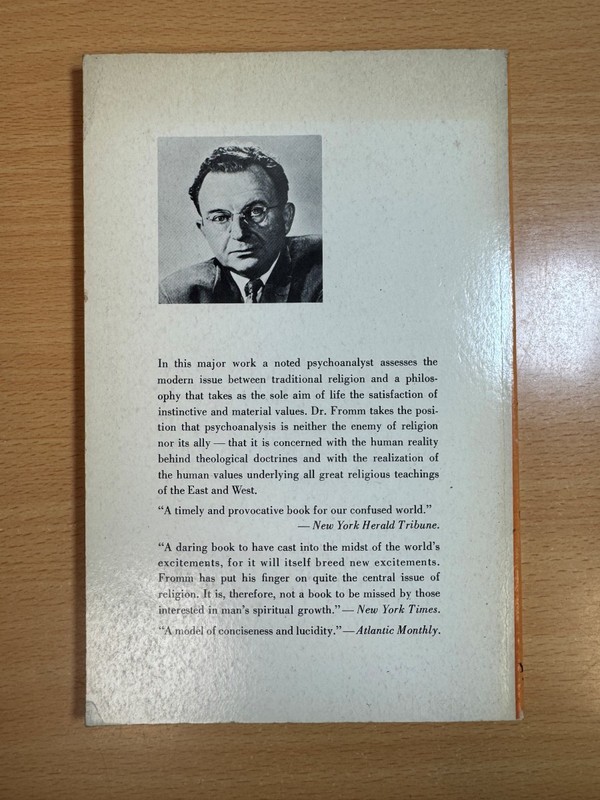 Psychoanalysis by Erich Fromm 1961 Hardcover Yale University Press 3rd Printing gallery