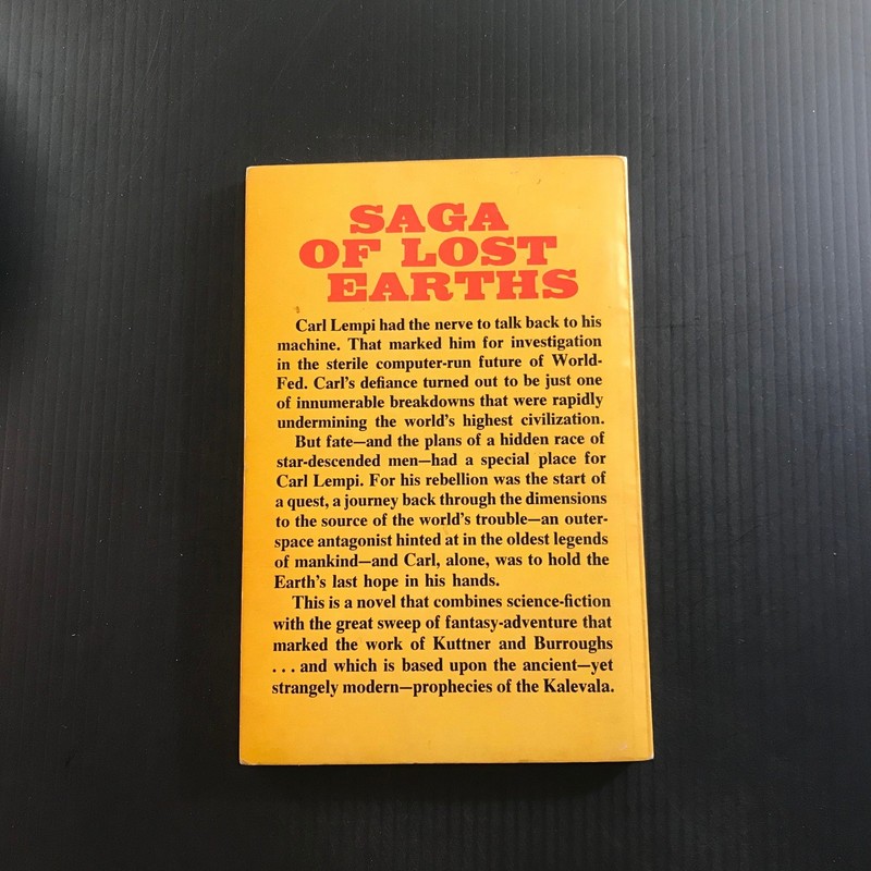 Saga of Lost Earths Emil Petaja 1966 Ace F-392 First Book Publication SciFi gallery