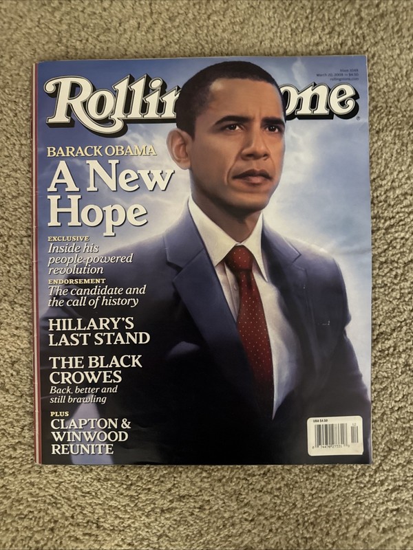 Rolling Stone Illustrated Magazine Issue 1048 Mar 2008 Barack Obama