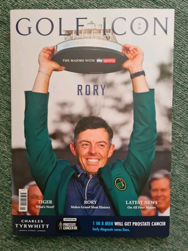 Golf Icon magazine 2026 Rory Masters Win + All 4 Majors News 168 pages Brand New