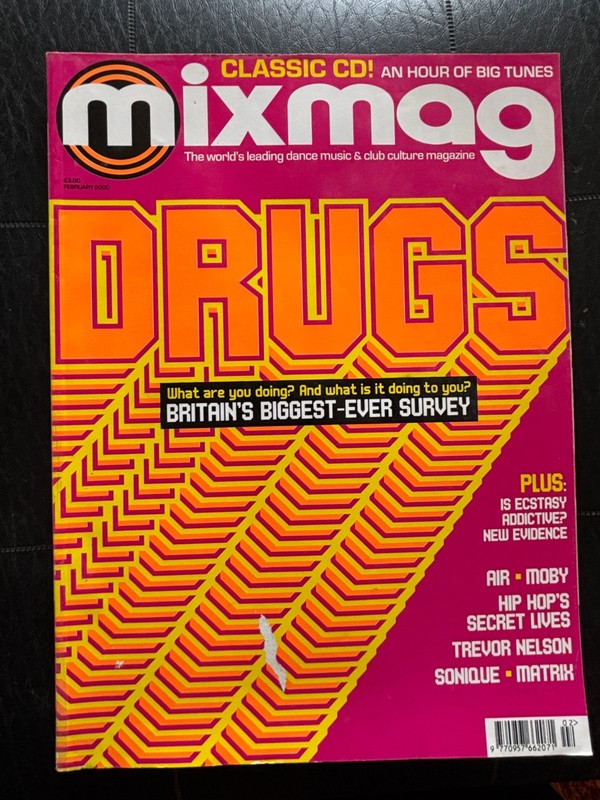 Mixmag magazine 2000s (where issued, CDs are not present)