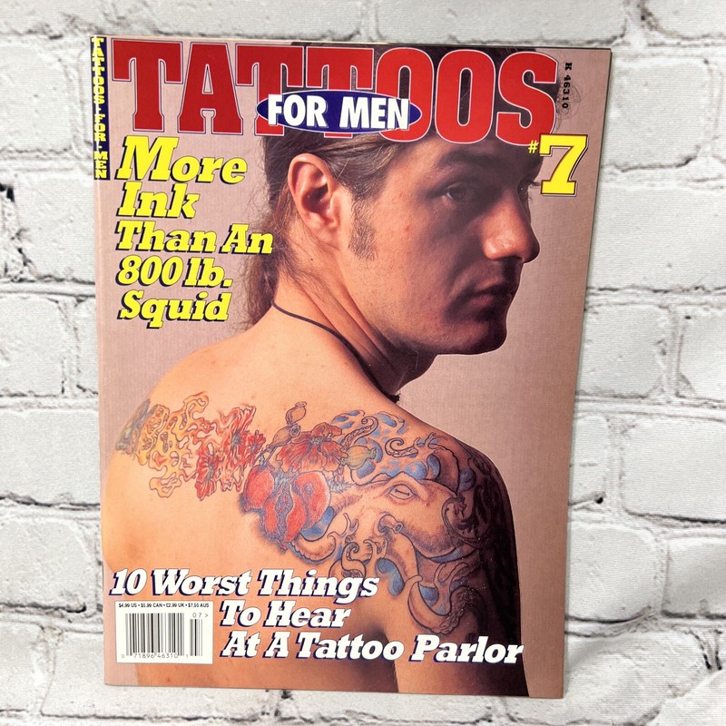 Tattoos For Men Vol. 2 Number 7 More Ink Than An 800 Lb. Squid 10 Worst Things