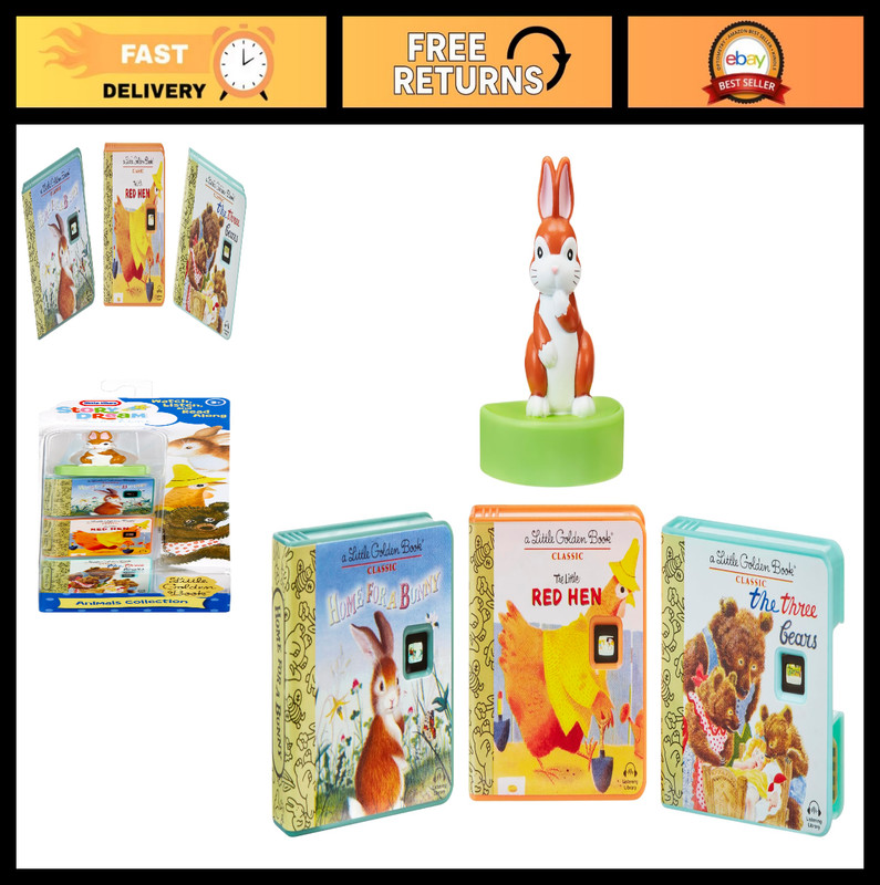 Interactive Storytime Machine with Golden Books – Audio Play Toy for Kids 3+