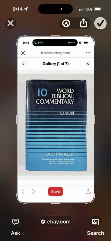 1 Samuel by Nelson Reference Staff & Ralph W. Klein (Word Biblical Commentary) gallery