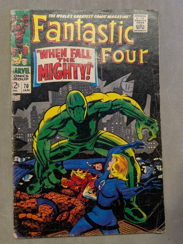Fantastic Four #70, Marvel Comics, January 1968.