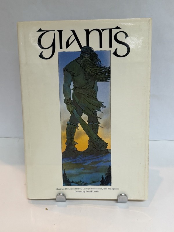 Giants 1979 Illustrated Fantasy Folklore Art Book David Larkin, Julek Heller